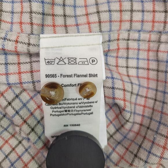 Fjall Raven Mens Plaid Button Down Shirt 2XL XX Large Forest Flannel - Picture 15 of 16